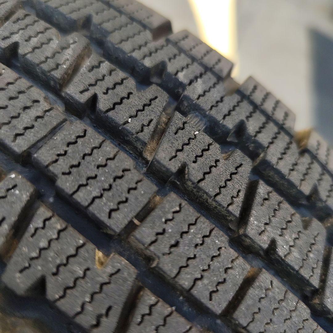 ①ブリヂストン W300 145R12 タイヤ×アルミ セット品 ２本