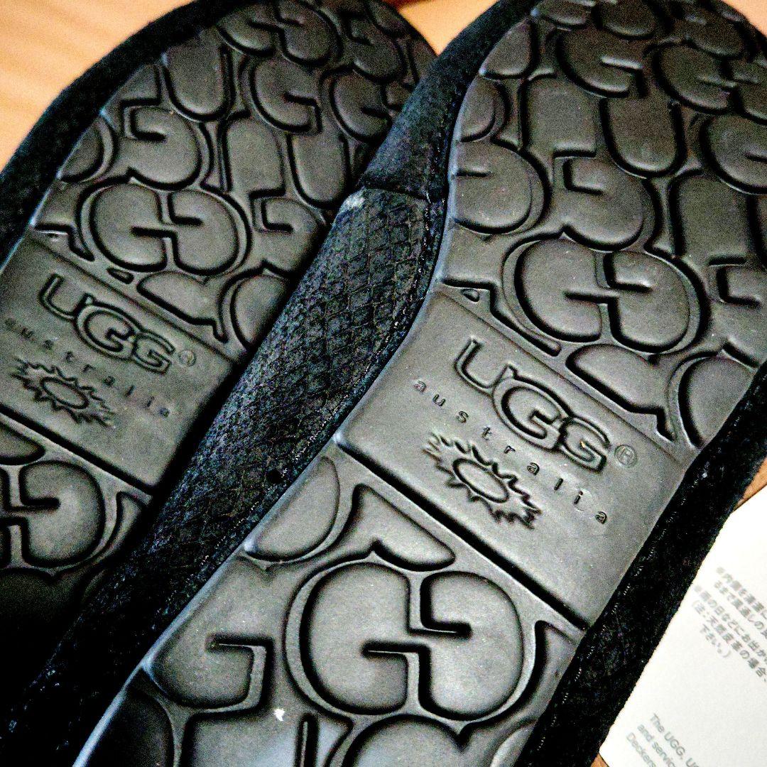 UGG W DAKOTA EXOTIC SCALES ブラック 6.5