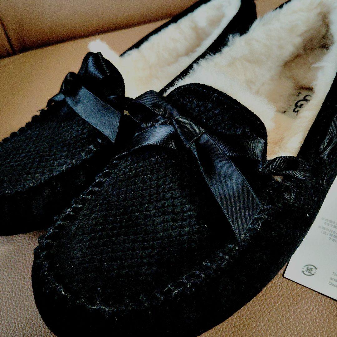 UGG W DAKOTA EXOTIC SCALES ブラック 6.5