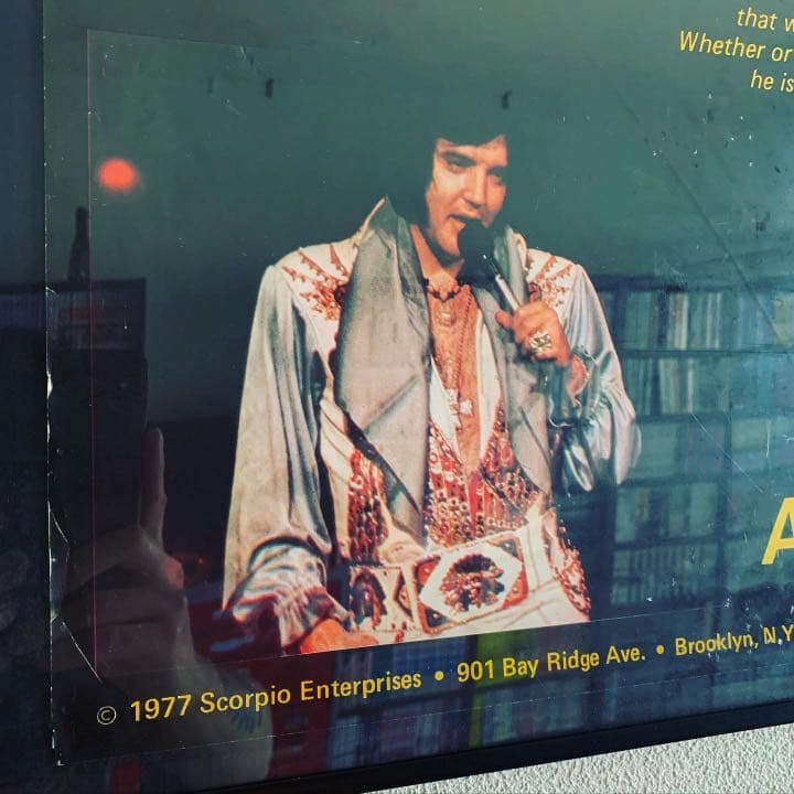 レア　1977年　ビンテージ　エルビスプレスリー　ポスター　ロカビリー　ロック