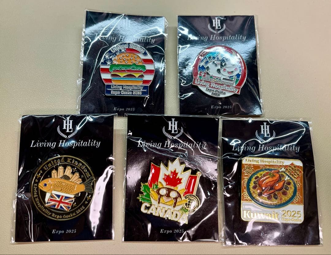 ク*ク様 最終価格【５種】レア 非売品 大阪関西万博 エキスポ アメリカ館 ピン