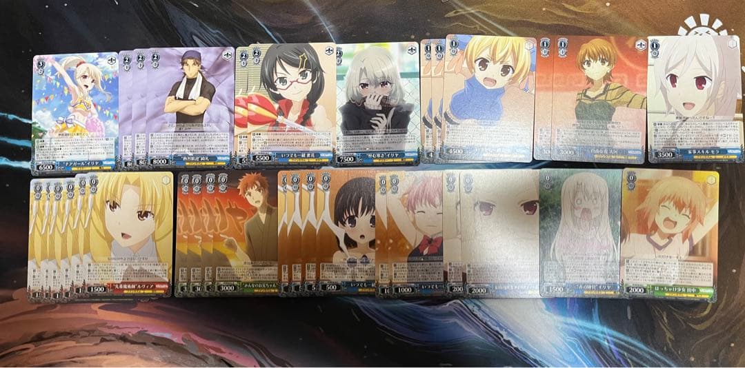 ヴァイスシュヴァルツ　8門プリヤデッキ+調整用パーツ