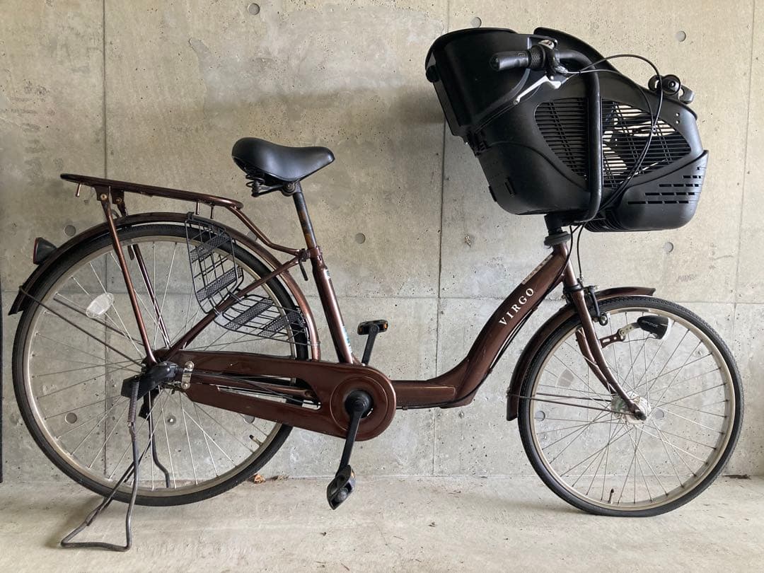 子ども乗せ　2人乗り　自転車　チャイルドシート付き　札幌