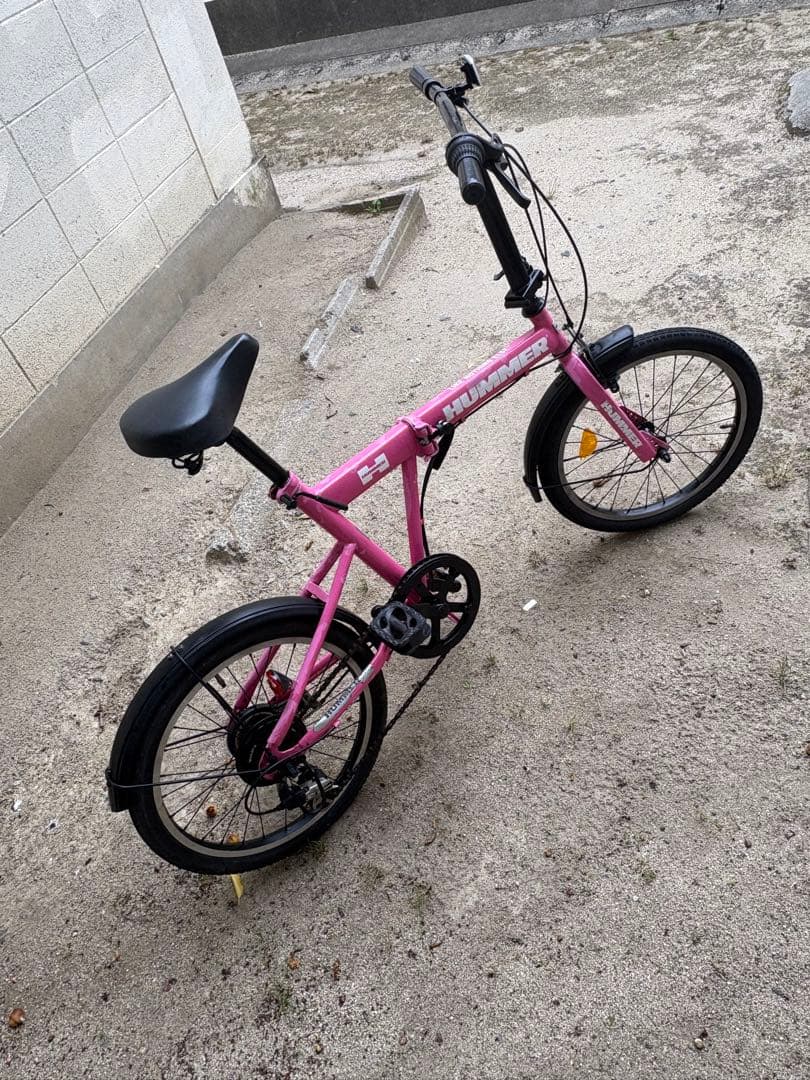 taneruさん専用 ハマー折り畳み自転車 ピンク (20㌅)