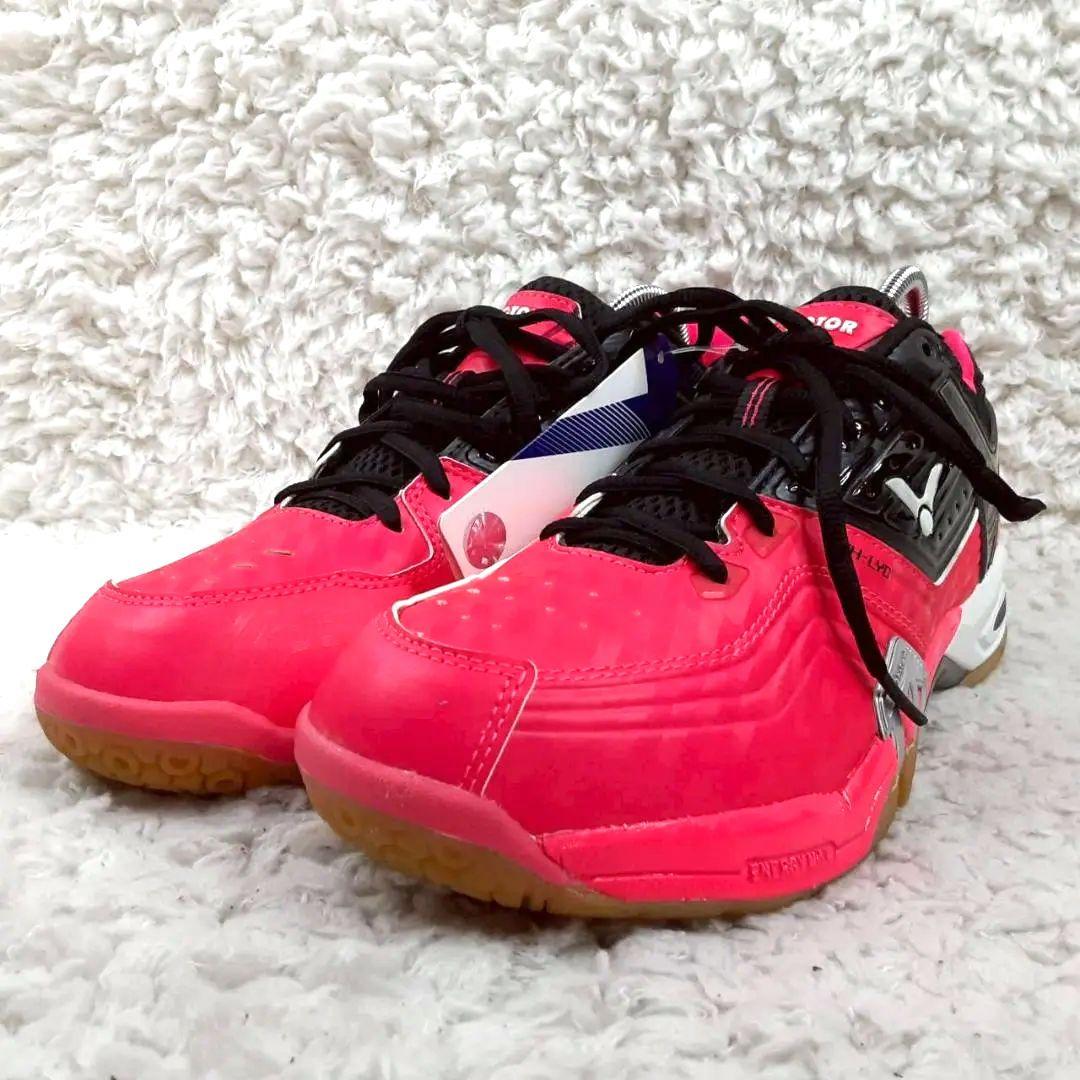 新品未使用27.5㎝◎VICTOR SH-LYDQ バトミントンシューズ ピンク