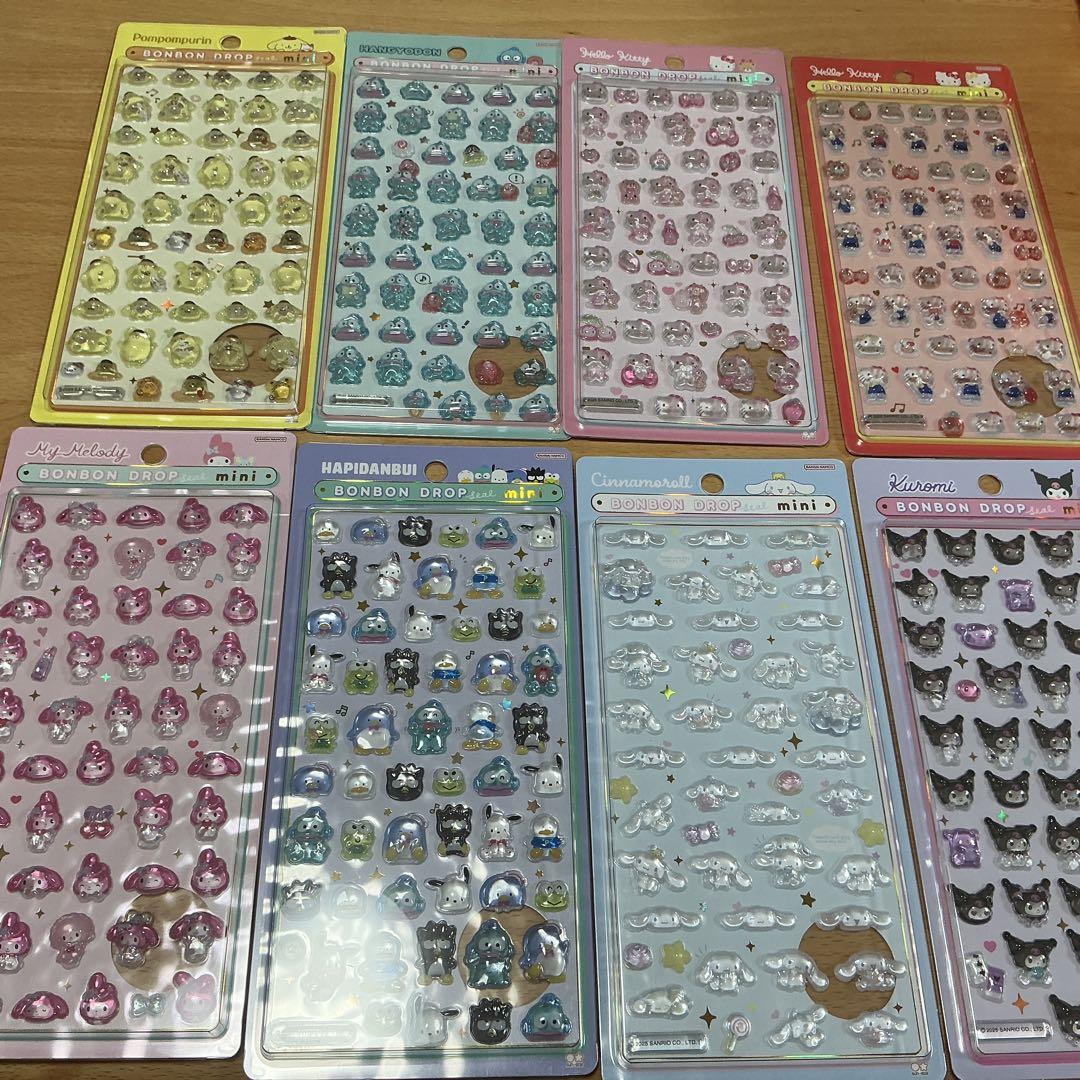 サンリオ ボンボンドロップシール ミニ　8種
