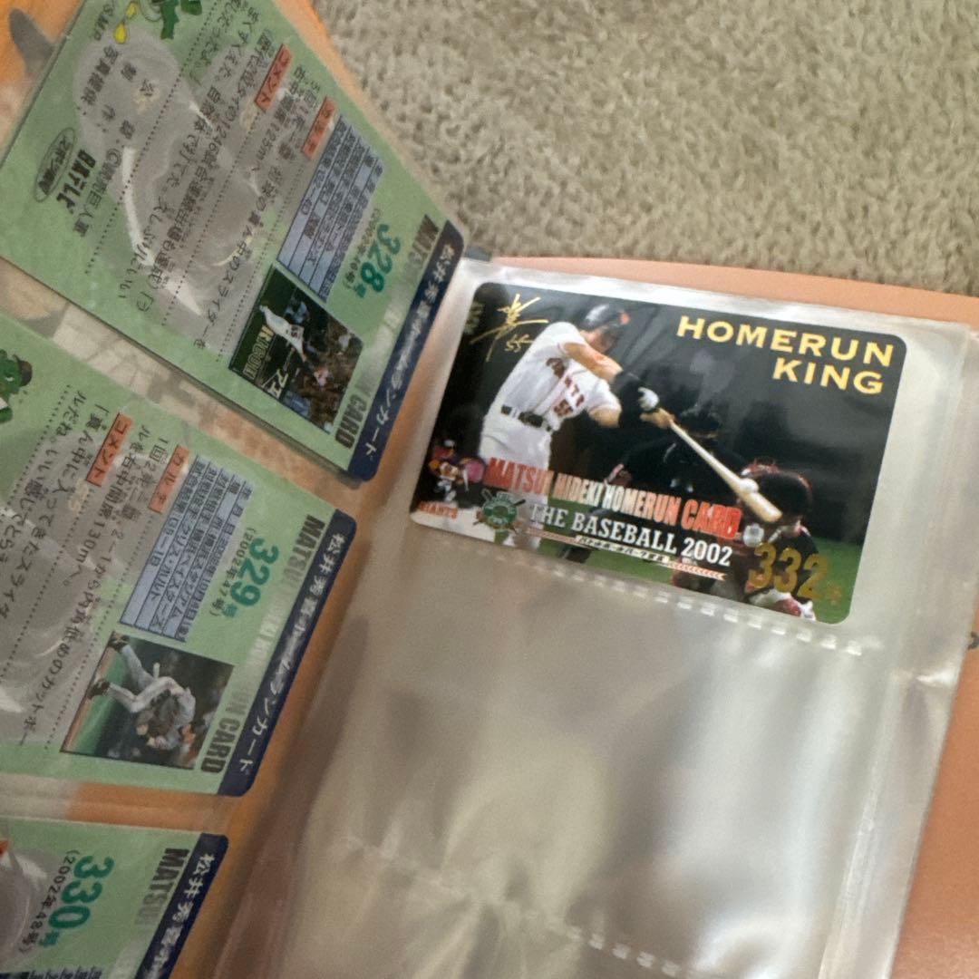松井秀喜ホームランカード24〜379/390〜407号、 記念カードなどアソート