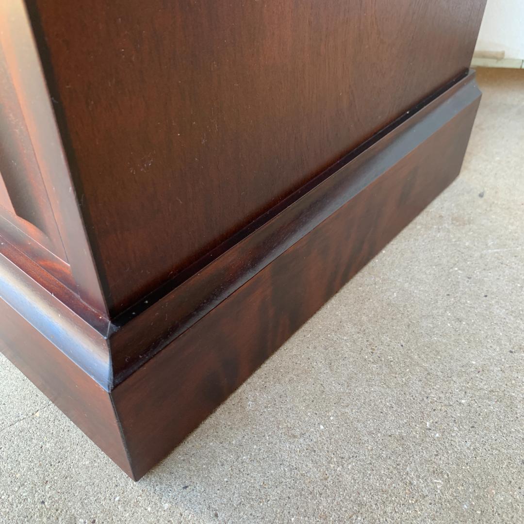 北海民芸 和光 書棚 ブックキャビネット 本棚 ガラスキャビネット 民芸家具