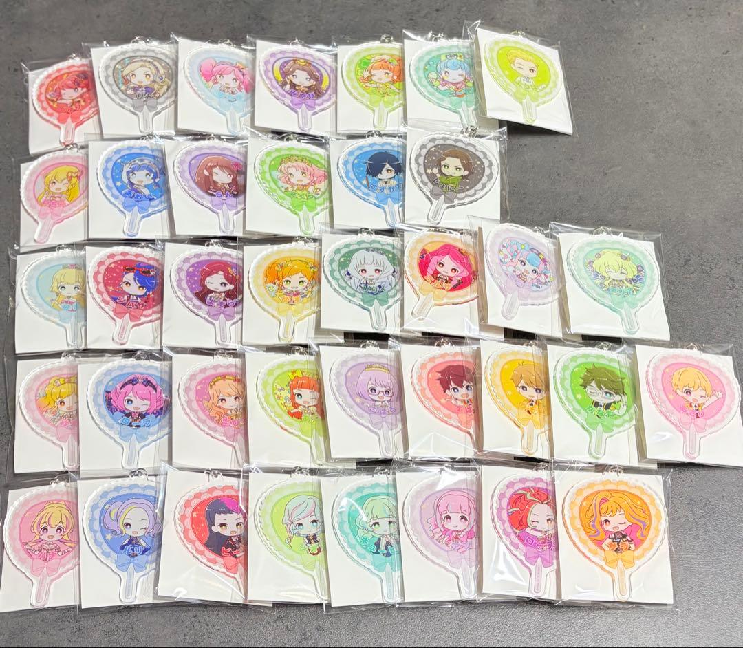 アイカツスターズ　プラネット　グラフアート　アクリルキーホルダー　まとめ売り