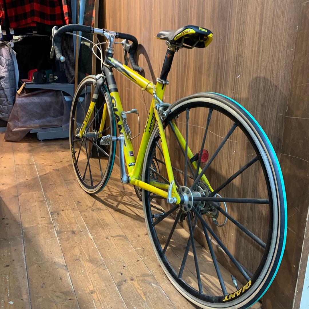 GIANT TCR-1 2000 ロードバイク イエロー 2×9ギア Sサイズ