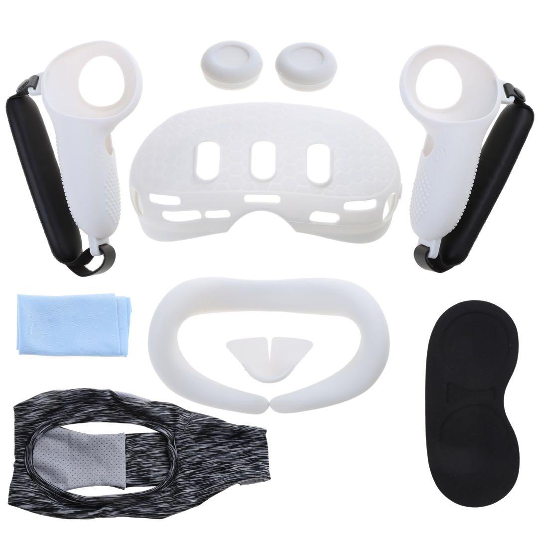 防汗コントローラーシリコングリップ ヘッドセットコントローラープロテクター