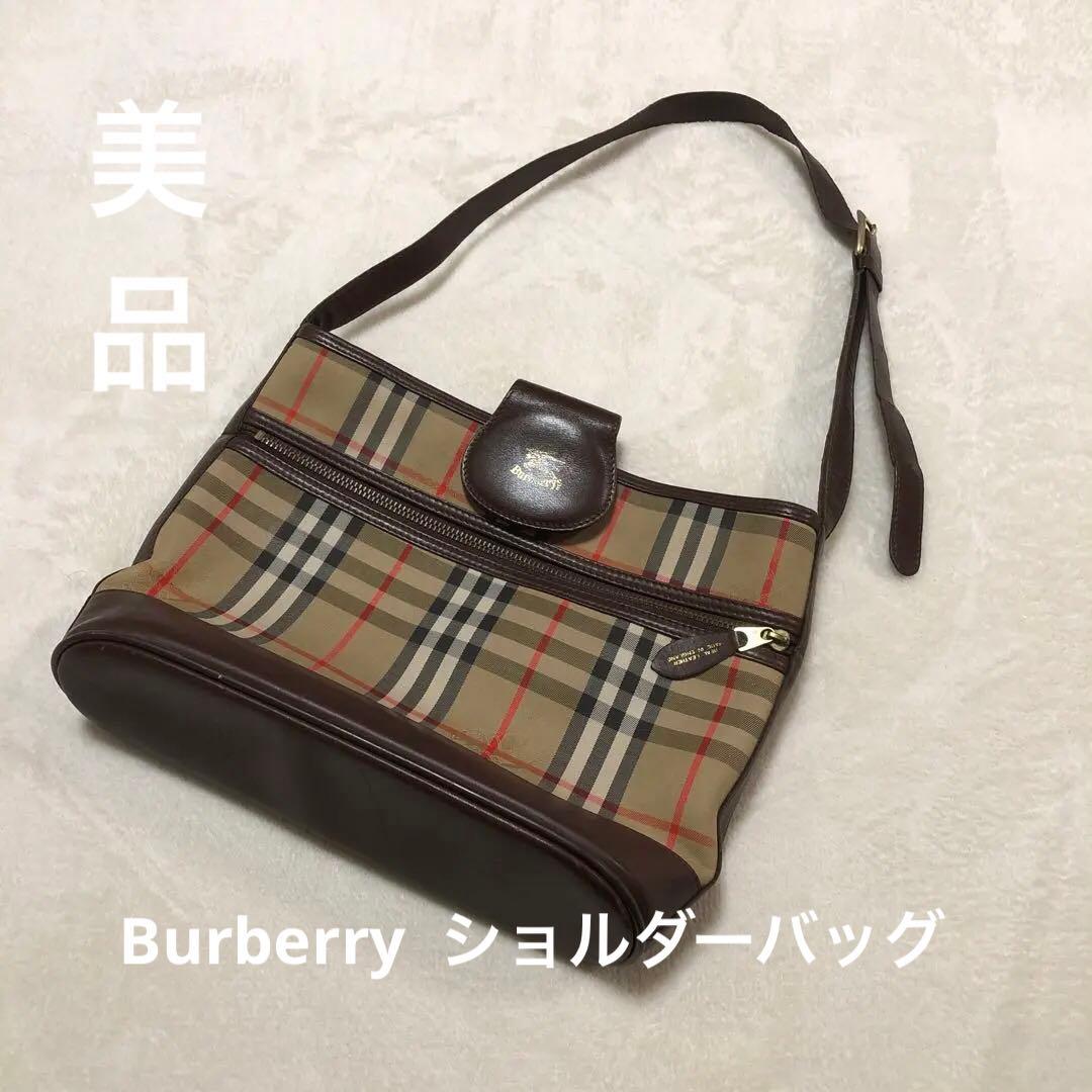 Burberry チェック柄　ショルダーバッグ