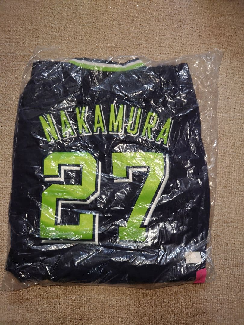 中村悠平　ビジター　優勝ワッペン付きユニフォーム　ヤクルトスワローズ