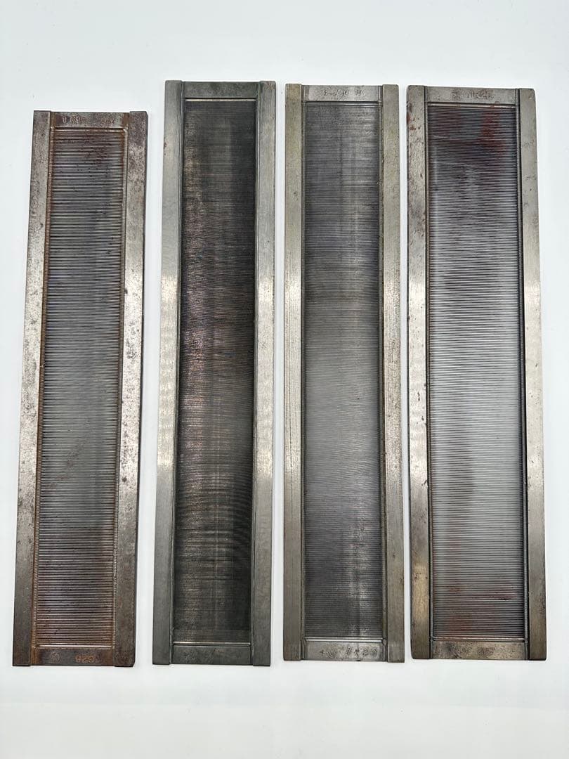 筬 おさ 機織り 手織り 用具　金属　中古　錆あり　4つセット