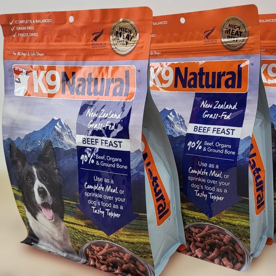 K9Natural フリーズドライ ビーフ・フィースト 500g 2袋セット