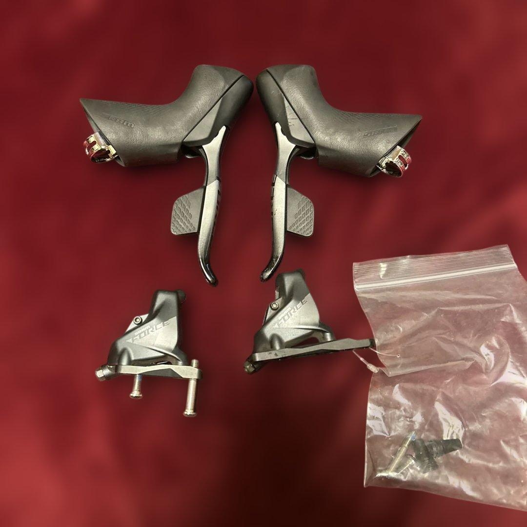 SRAM Force AXS D1 HRD シフター、キャリパーセット