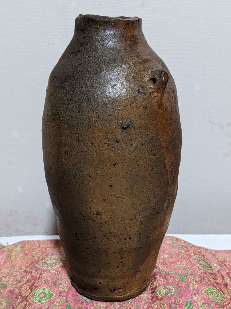 ♦珍物！時代物【在銘 古い焼締め】備前焼？コレクション 骨董品 アンティーク