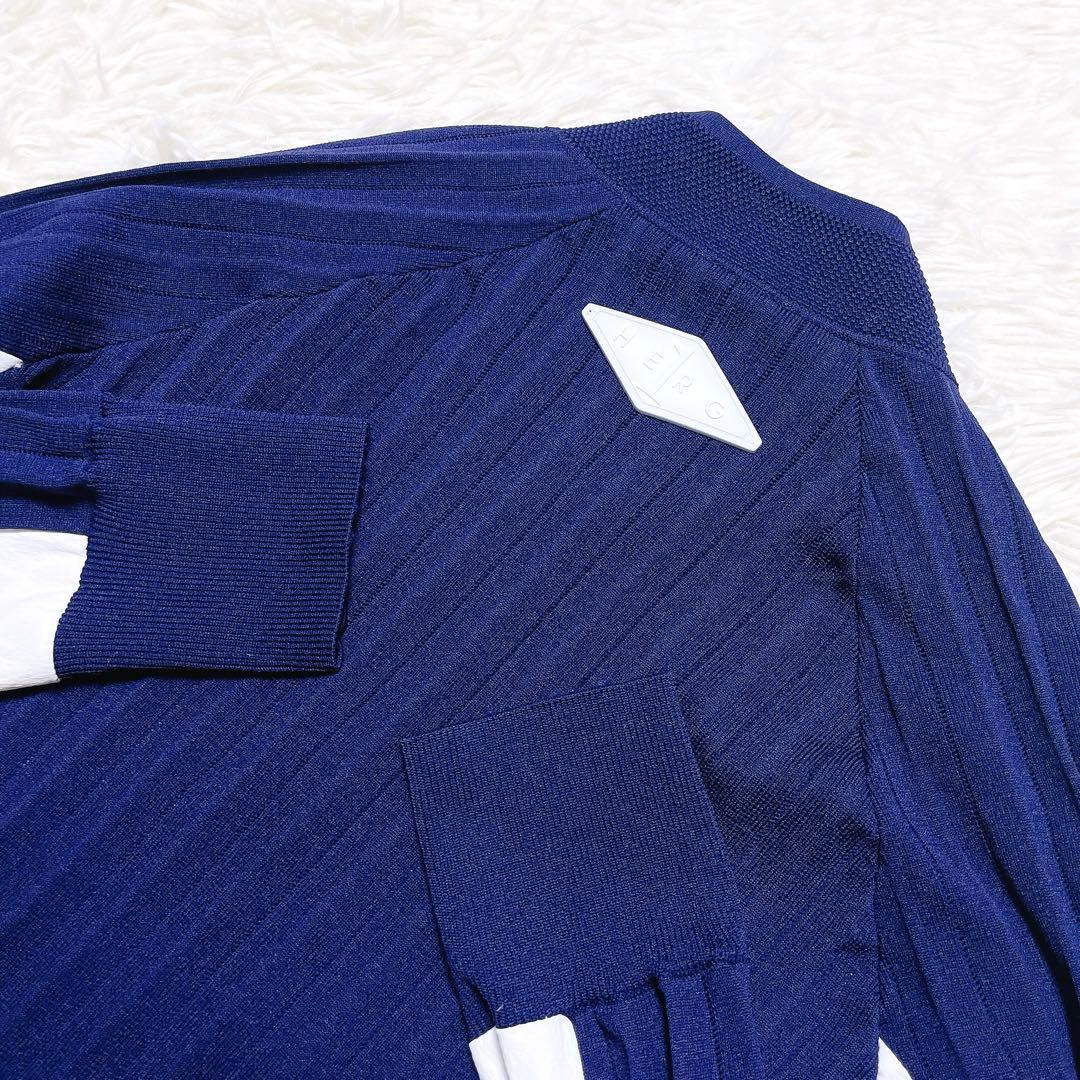 HERG1 エルグワン プリーツジップアップ ゴルフ ブルゾン