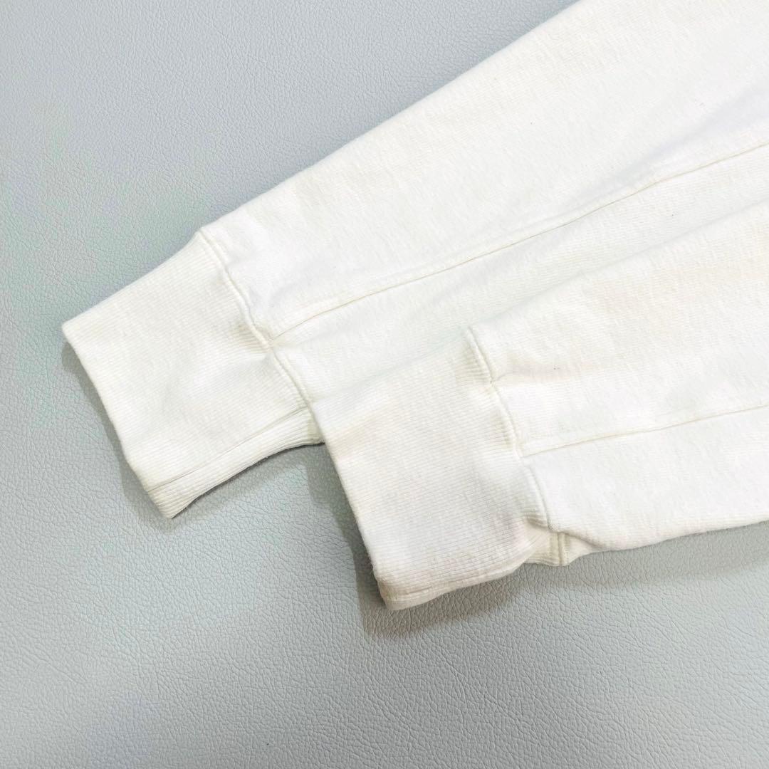 6373 TFW49 クルーネックスウェット　サイドジップ　ホワイト