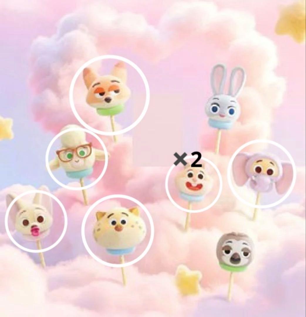 52TOYSズートピア マシュマロフィギュア マスコット ぬいぐるみ