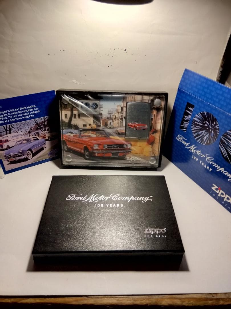ZIPPO　ジッポー　限定　フォード　１００周年　　　　　　　マスタング　未使用