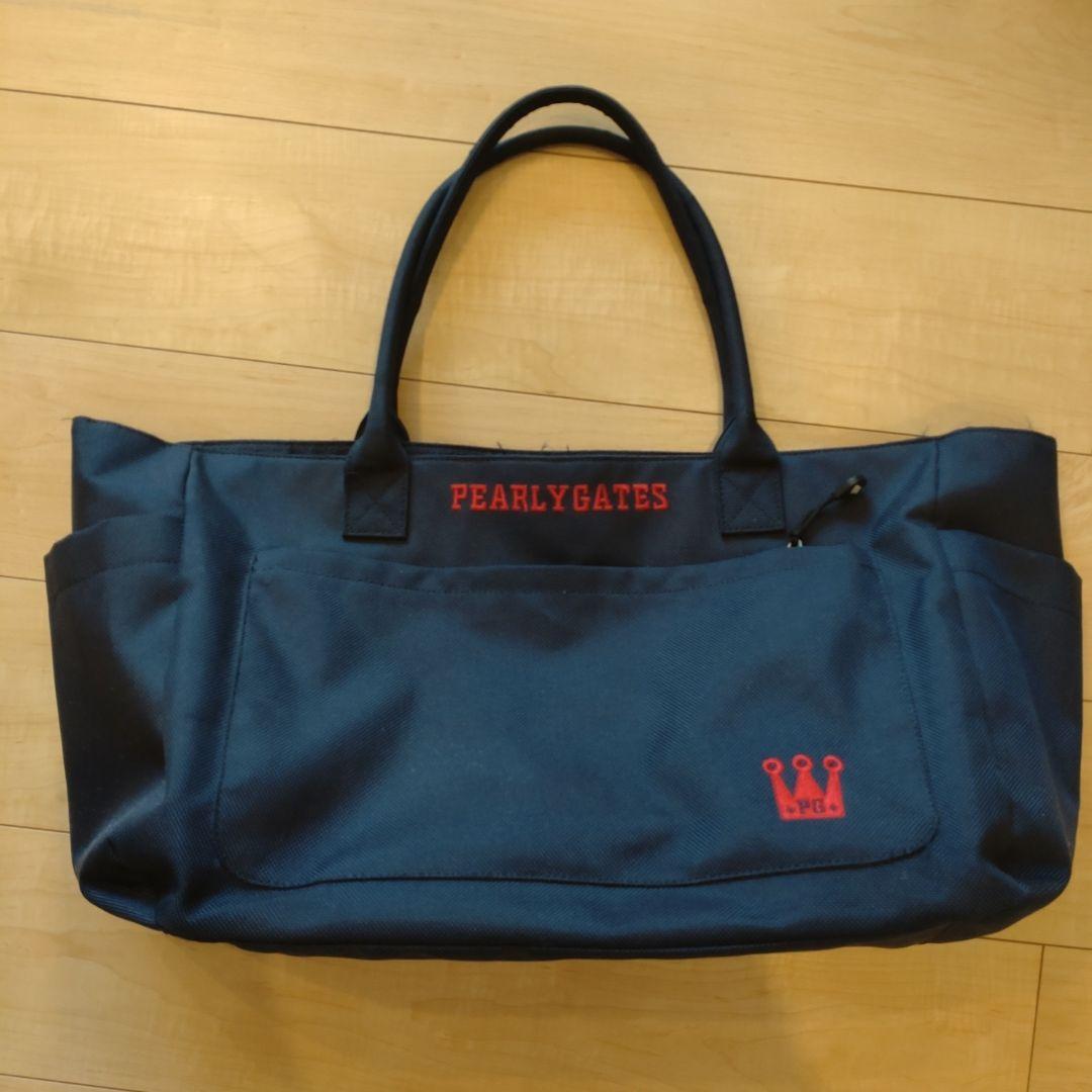 PEARLY GATES ネイビー トートバッグ