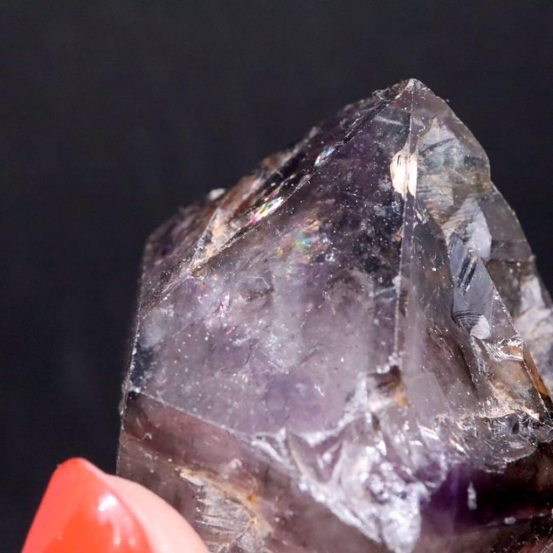 スーパーセブン セプター スモーキー アメジスト紫水晶55,7g AMT155