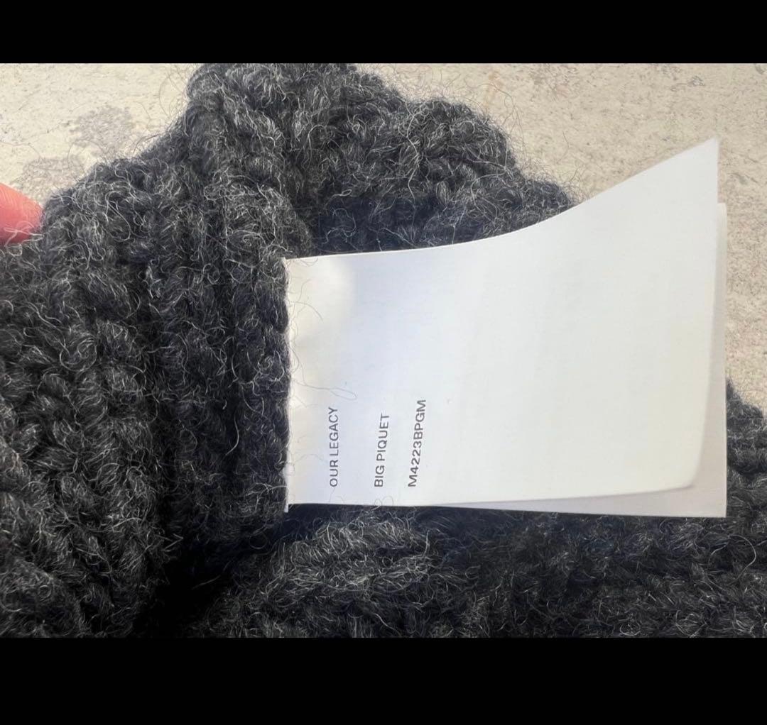 トップス OUR LEGACY BIG PIQUET WOLF GREY 46