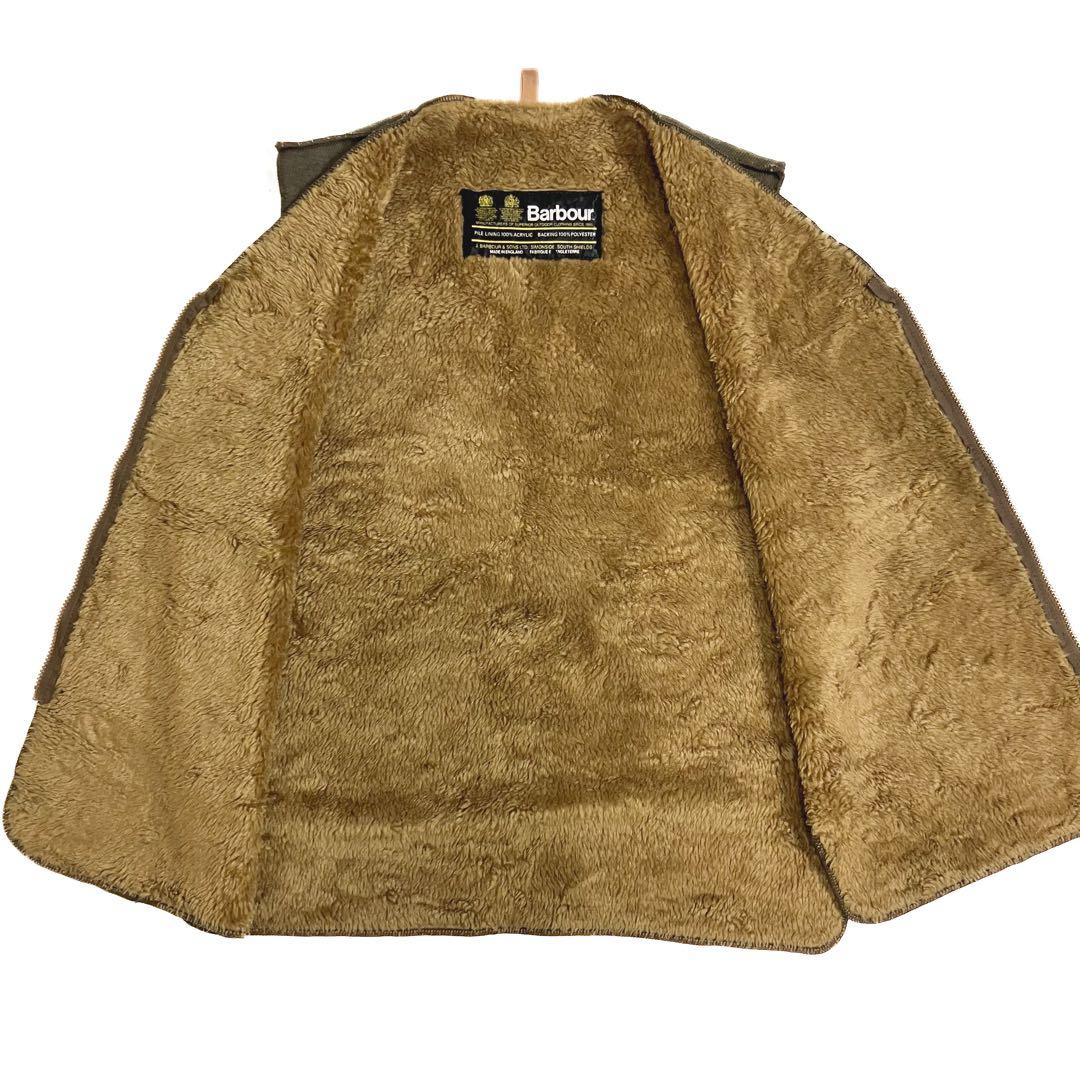 Barbour バブアー ジッパー カスタム ライナー ベスト M 2ワラント