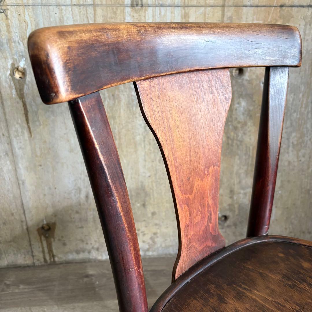 THONET アンティーク　ベントウッドチェア　曲木椅子　ヴィンテージ　④