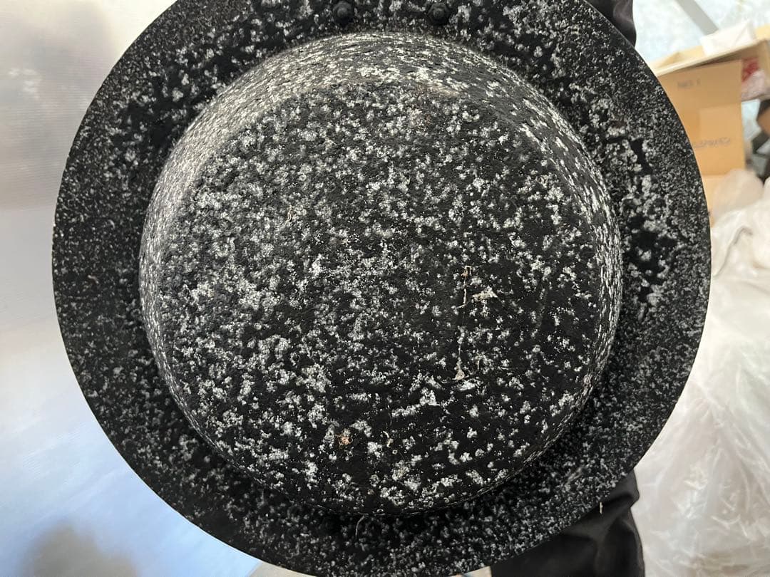 時代物レトロ茶釜セット　 (鋳鉄製　鉄器火鉢)+(茶釜 風炉釜 羽釜 アルミ製)