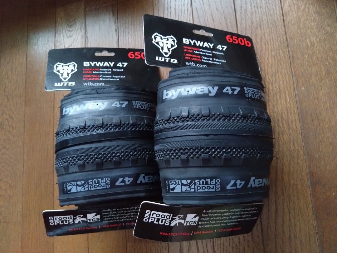 WTB BYWAY 650b×47 2本セット
