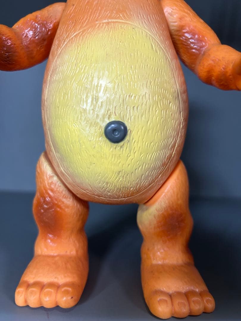 マルサン怪獣ブースカ　オレンジ成型　王冠　珍色銀塗装