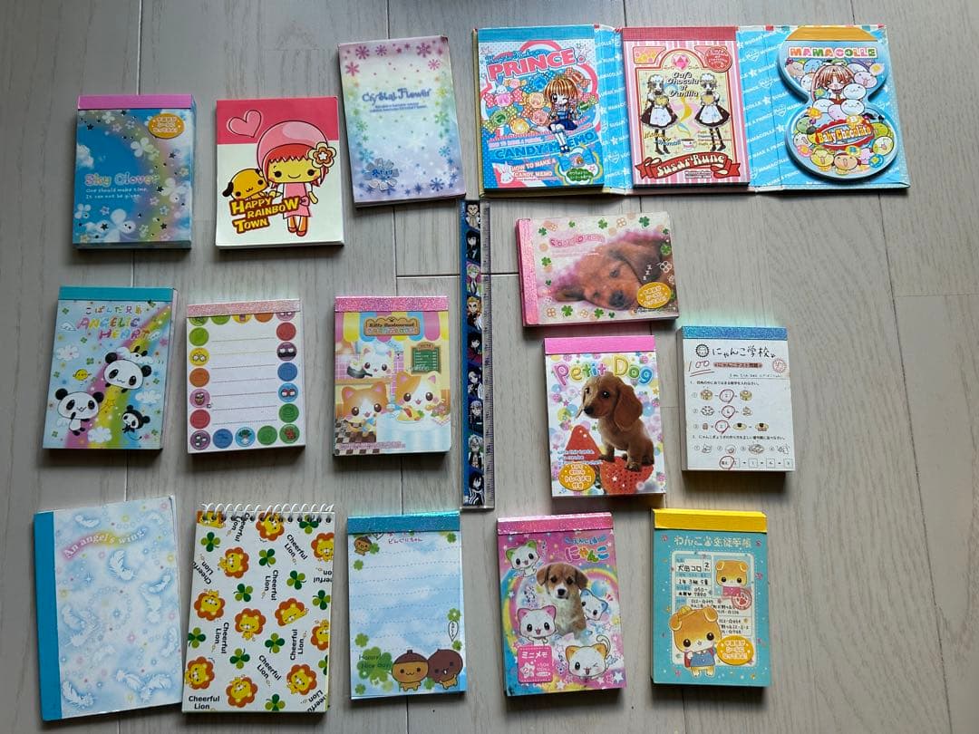 平成レトロ　メモ帳　ノート　えんじぇるにゃんこ　にゃんこ学校　まとめ売り