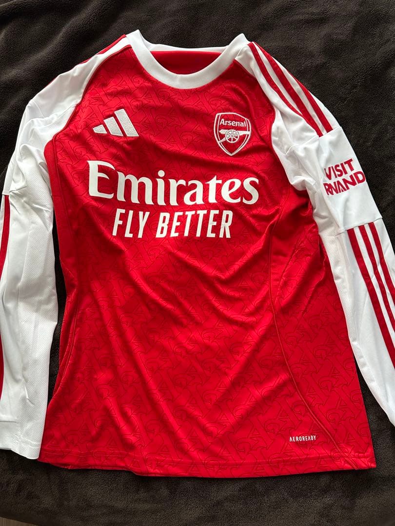 アーセナル　25/26 ホームユニフォーム長袖　デクランライス