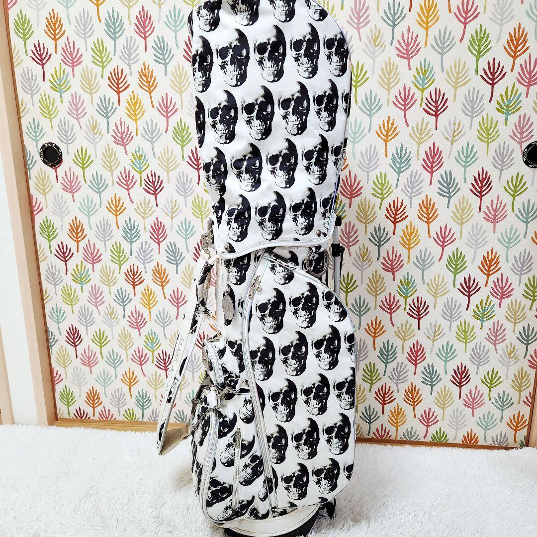 【激レア】MARK&LONA マークアンドロナ スカル柄 キャディバッグ