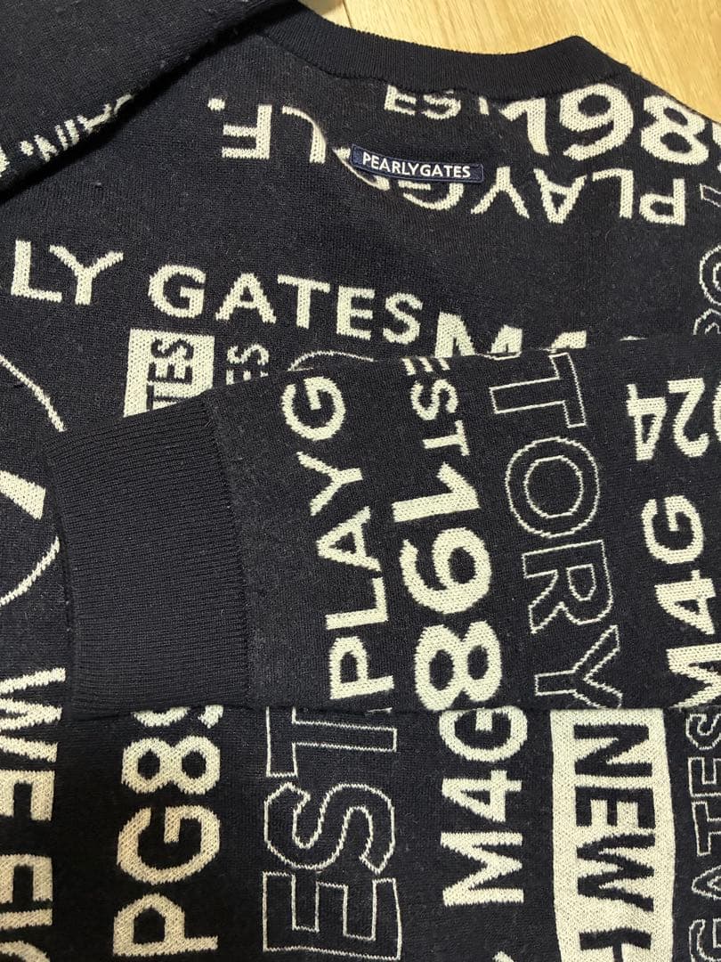 PEARLY GATES NewHistoryロゴ柄天竺×DIAPLEX