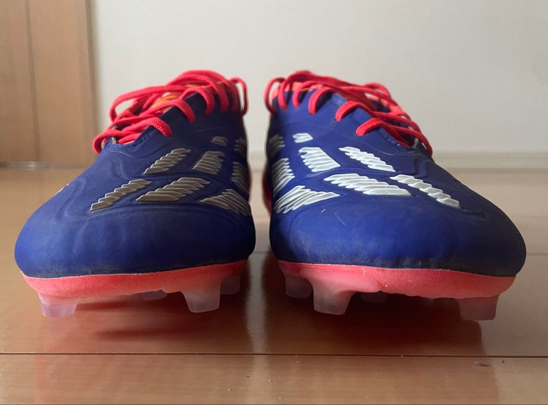 アディダスサッカースパイクシューズプレデターエリートHG AGブルーオレンジ27