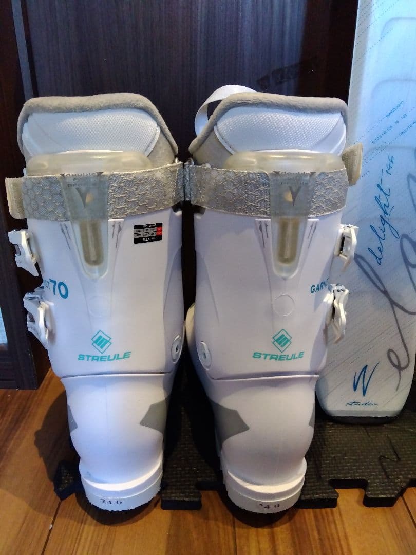 美品/ELAN/学生・レディース用/スキーセット/メンテ・WAX済み✔軽量板