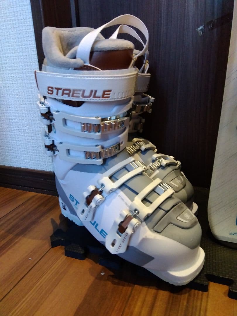 美品/ELAN/学生・レディース用/スキーセット/メンテ・WAX済み✔軽量板