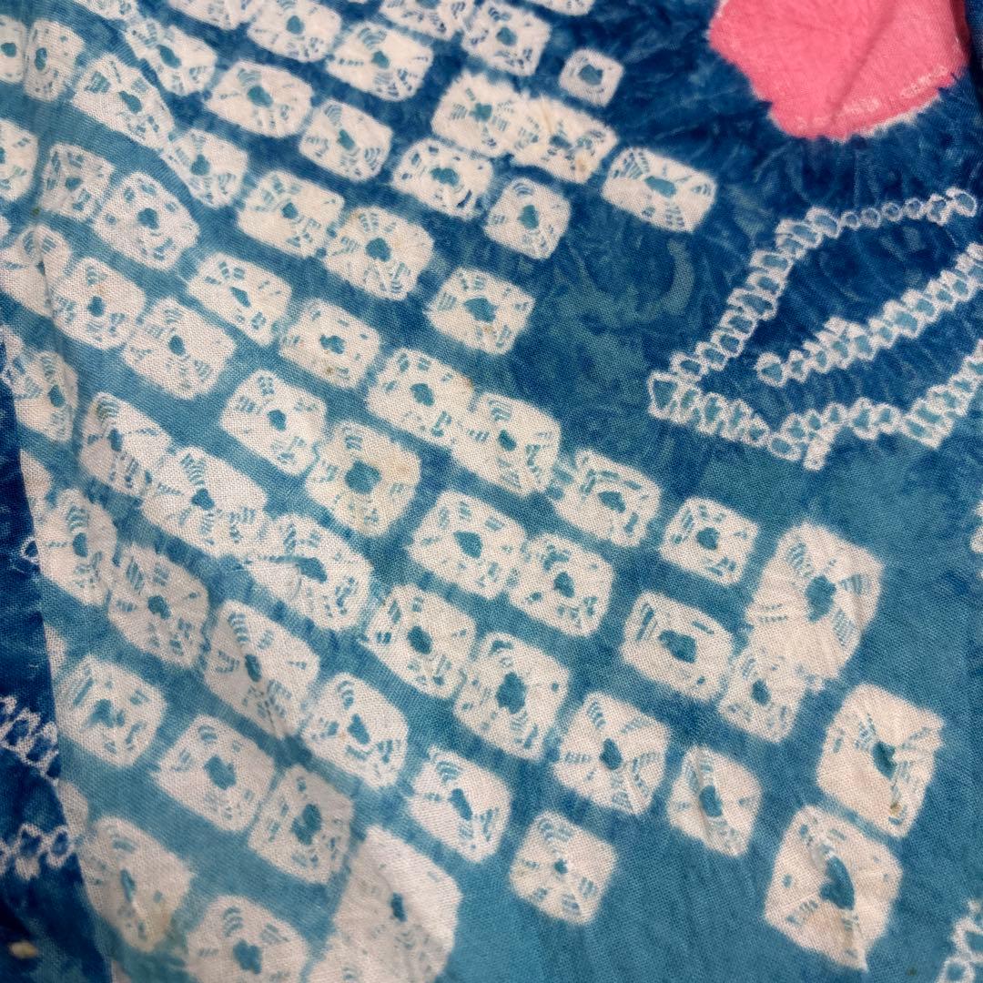 き*り様 AK-7778 有松鳴海絞り 浴衣 夏着物 色味の良い 夏物 着物 木