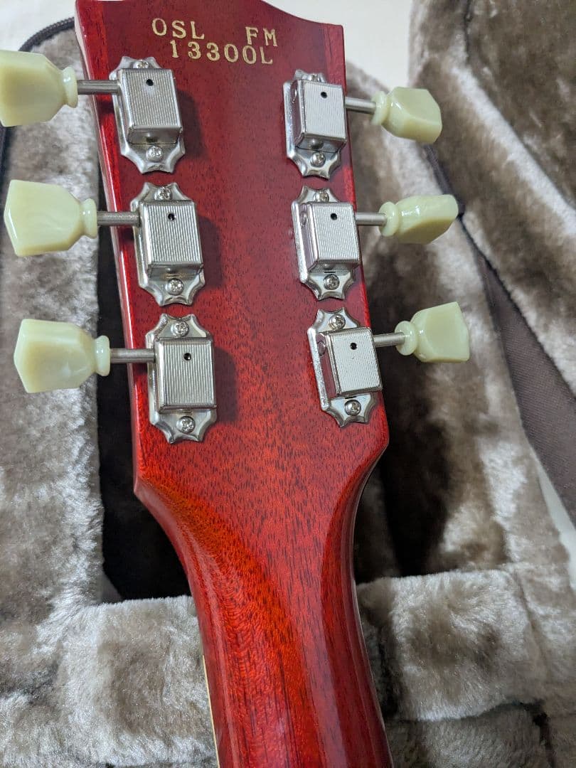 crews OSL FM L crews製セミハードケース付き レスポールタイプ