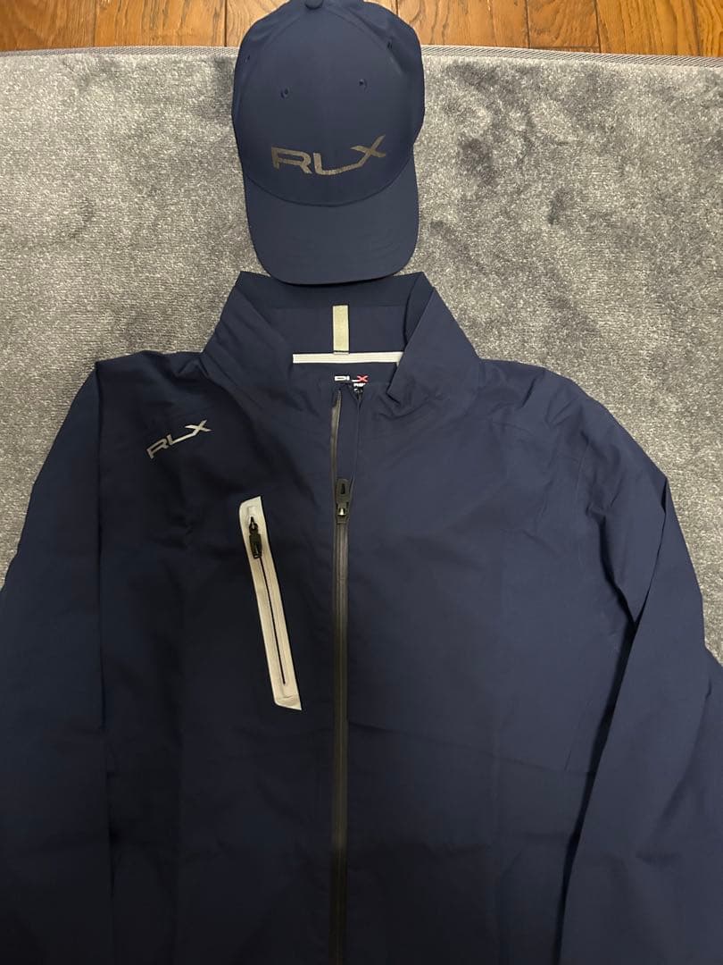 RLX ネイビー レインウェアセット