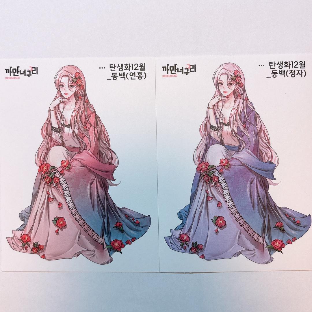 A5.人物ステッカー　韓国作家　黒いたぬき様　セット売り　在庫２セット