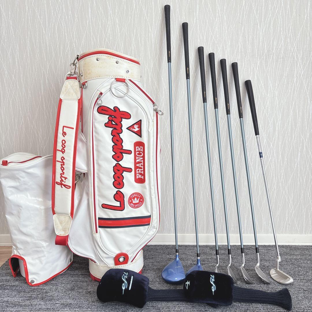 送料無料❗️ミズノ/efil 初心者 レディース ゴルフ クラブセット