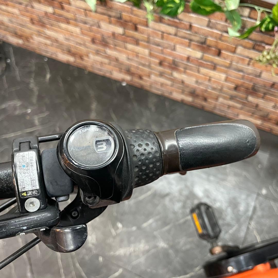 【102】電動自転車YAMAHA PAS Babby オレンジ 20インチ