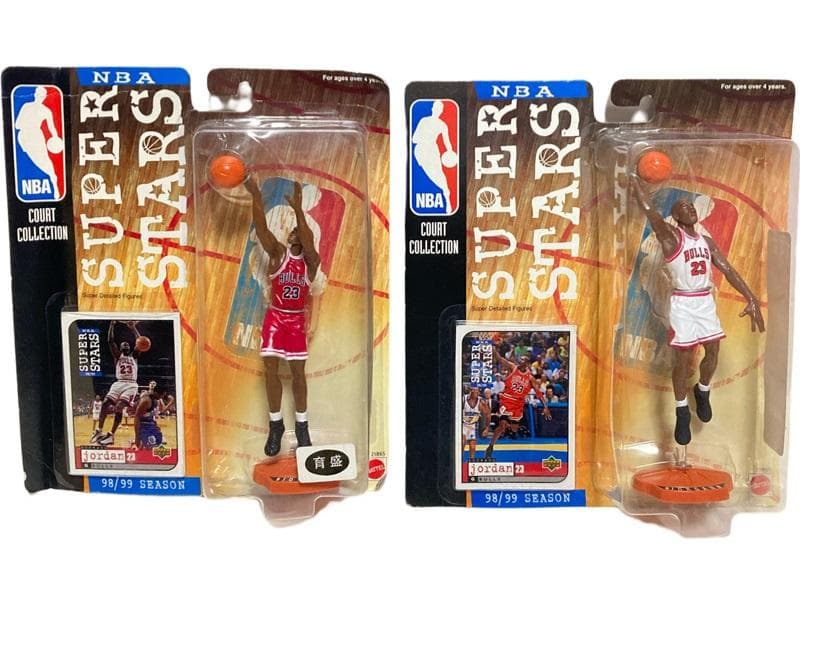 新品NBA SUPER STARS マイケル・ジョーダン フィギュア 98/99