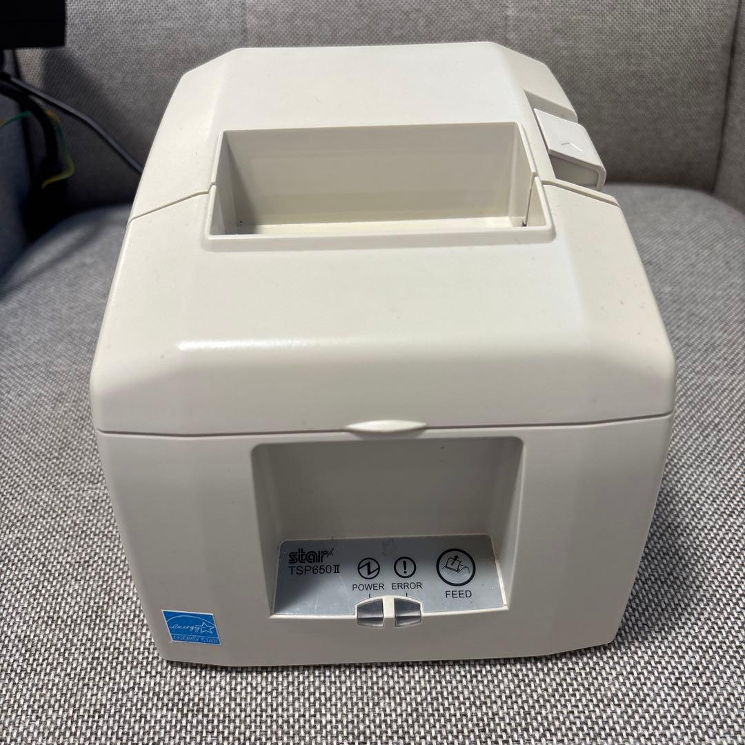 【格安】レジ業務用プリンター スター精密　ホワイト　レシート