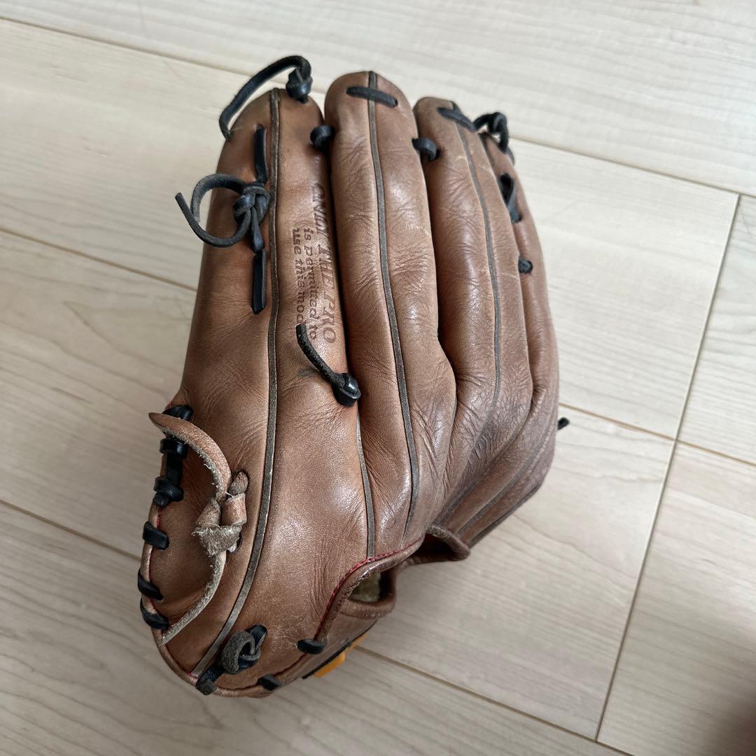 ハタケヤマ硬式外野手用グローブ ブラウン