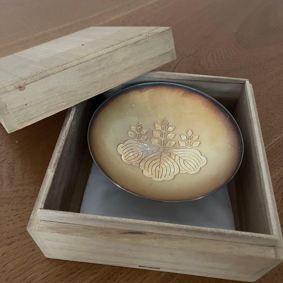 【純銀】　銀杯　銀盃　SILVER1000刻印　内閣総理大臣　贈　約137g